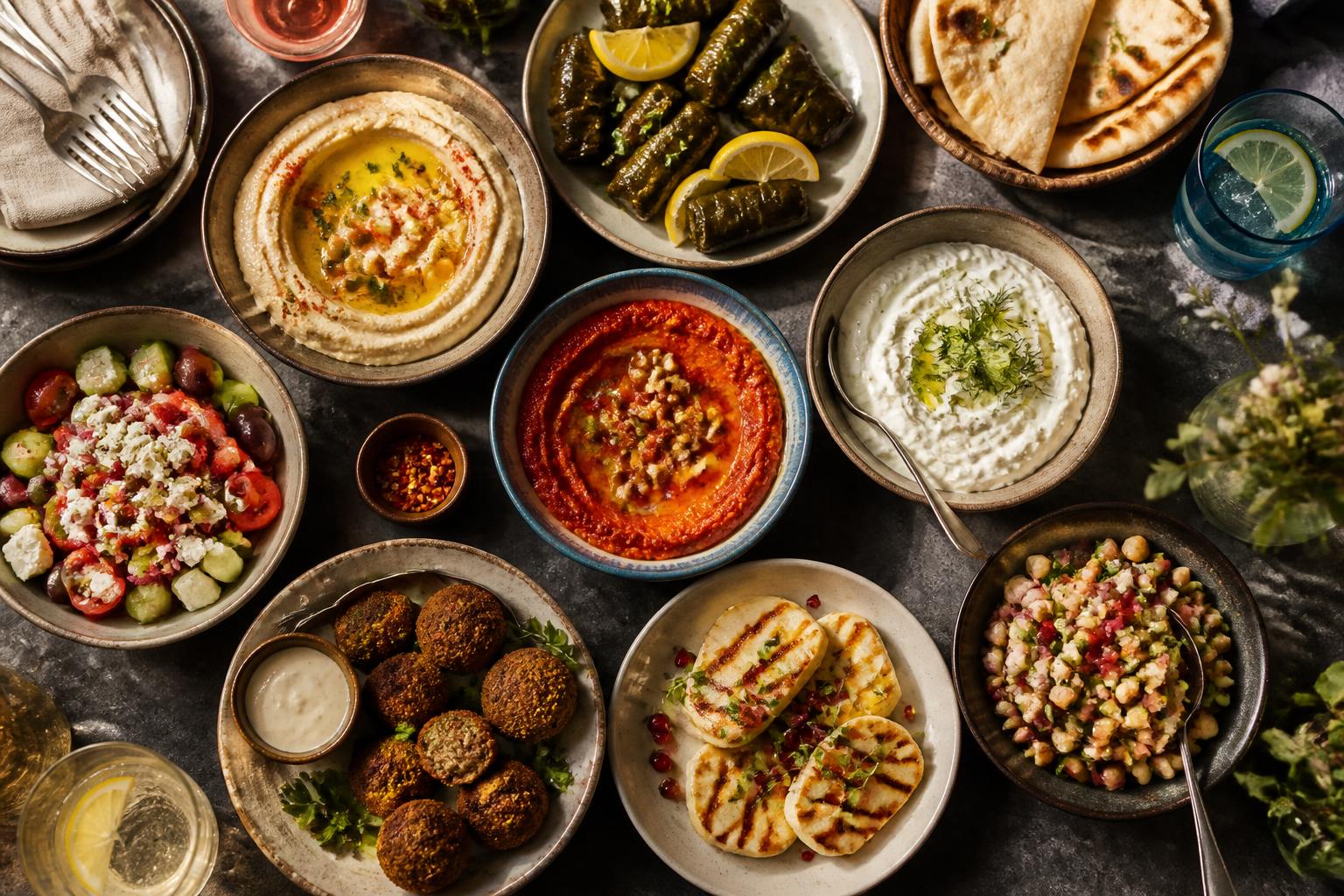 Meze & Starters prepared by HCC Catering